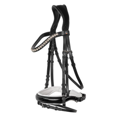 Briglia Evermore X-Line Waldhausen Nero / bianco