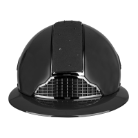 Casco da equitazione Swing H24 Lady Spark Nero brillante glitter