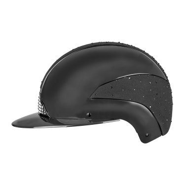 Casco da equitazione Swing H24 Lady Spark Nero brillante glitter