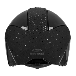 Casco da equitazione Swing H24 Lady Spark Nero brillante glitter