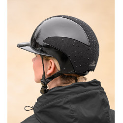 Casco da equitazione Swing H24 Lady Spark Nero brillante glitter