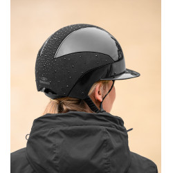 Casco da equitazione Swing H24 Lady Spark Nero brillante glitter