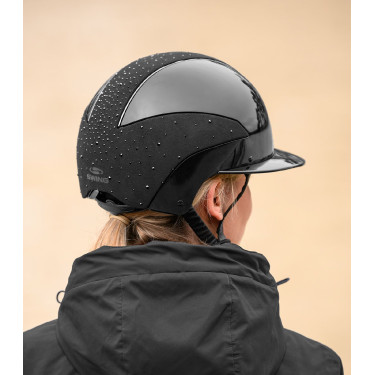 Casco da equitazione Swing H24 Lady Spark Nero brillante glitter