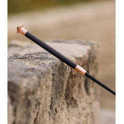 Frustino da dressage Noblesse Waldhausen Nero / oro rosa