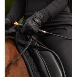 Frustino da dressage Noblesse Waldhausen Nero / oro rosa