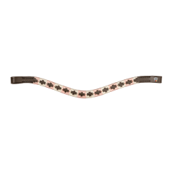 Fronte X-Line Polo marrone di Waldhausen Rosa / beige
