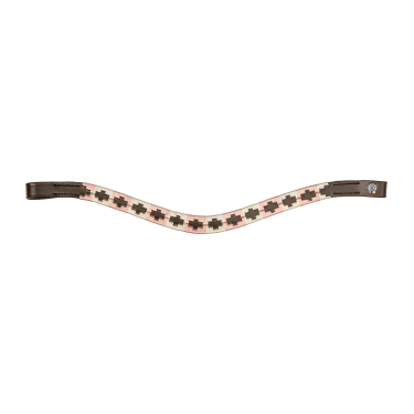 Fronte X-Line Polo marrone di Waldhausen Rosa / beige