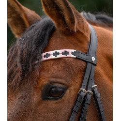 Fronte Waldhausen X-Line Polo nero Rosa / beige