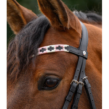 Fronte Waldhausen X-Line Polo nero Rosa / beige