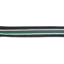 Capezza in cuoio Oxford X-Line Waldhausen nera Verde