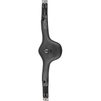 Cinghia in cuoio Waldhausen con pettorale ventrale Nero