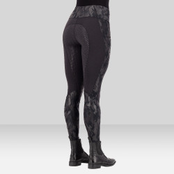 Leggings da equitazione Euro-Star Breez FullGrip Nero / mimetico Leggings da equitazione Euro-Star Breez FullGrip Nero / mimetico