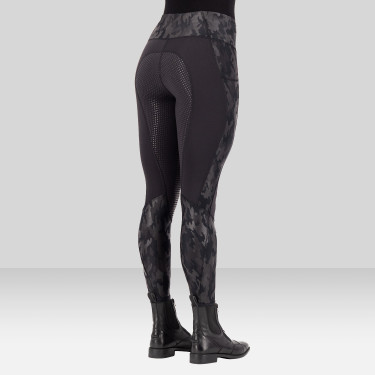 Leggings da equitazione Euro-Star Breez FullGrip Nero / mimetico Leggings da equitazione Euro-Star Breez FullGrip Nero / mimetico
