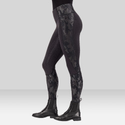 Leggings da equitazione Euro-Star Breez FullGrip Nero / mimetico Leggings da equitazione Euro-Star Breez FullGrip Nero / mimetico