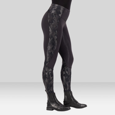 Leggings da equitazione Euro-Star Breez FullGrip Nero / mimetico Leggings da equitazione Euro-Star Breez FullGrip Nero / mimetico
