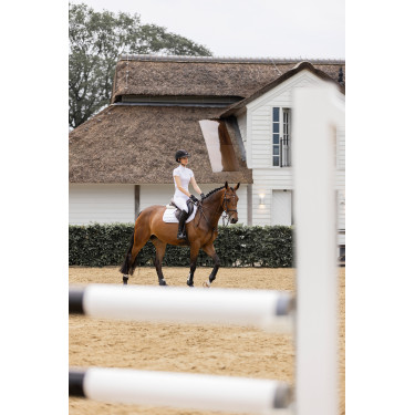 Leggings da equitazione Euro-Star Flying Figure FullGrip Bianco