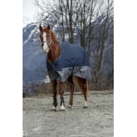 Coperta Equithème TYREX 600 D Marina / grigio Blu Coperta Equithème TYREX 600 D Marina / grigio Blu