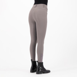 Pantaloni da equitazione HV Polo Favourite Midwaist FullGrip Sabbia scura Grigio