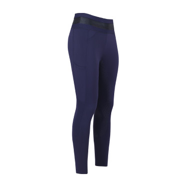 Leggings da equitazione Euro-Star Ares FullGrip Marina Blu marino