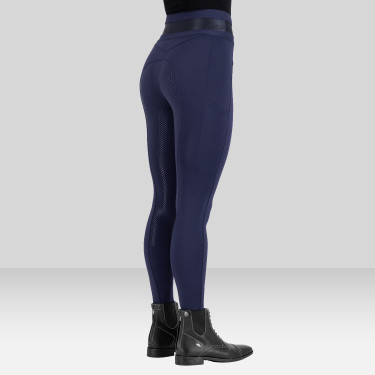 Leggings da equitazione Euro-Star Ares FullGrip Marina Blu marino