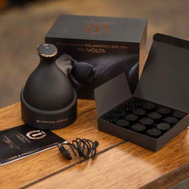 Massagegerät für Pferde Imperial Riding Volta Grooming & Relaxation Nero