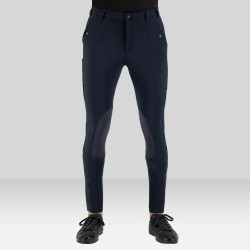 Pantaloni da equitazione Euro-star Gabriel Grip Connect Knee Notte Blu marino