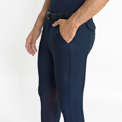 Pantaloni da equitazione Euro-star Gabriel Grip Connect Knee Notte Blu marino