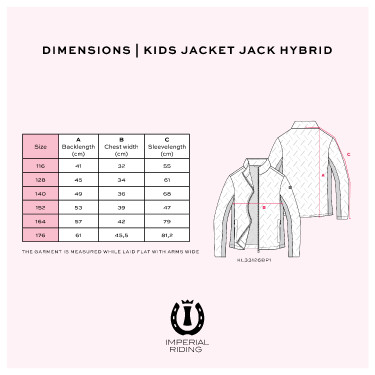Giacca da bambino Imperial Riding Jack Hybrid Nero
