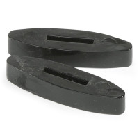 Fermareni in silicone Shires Nero