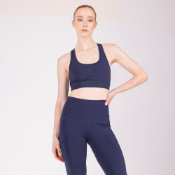 Reggiseno sportivo React Shires Aubrion Mezzanotte Blu