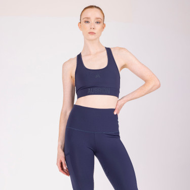 Reggiseno sportivo React Shires Aubrion Mezzanotte Blu