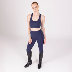 Reggiseno sportivo React Shires Aubrion Mezzanotte Blu