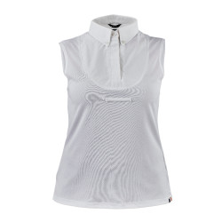 Camicia senza maniche con fiocco Shires Aubrion Bianco