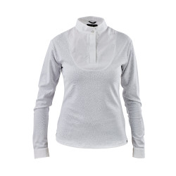 Camicia da concorso a maniche lunghe Shires Aubrion Bianco