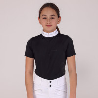 Camicia da concorso Optima LX giovane cavaliere Shires Aubrion Nero