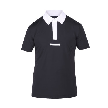 Camicia da concorso con zip Optima MX uomo Shires Aubrion Nero