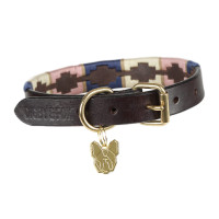 Collare per cane Drover Polo Shires Digby & Fox Marino / rosa / naturale Blu