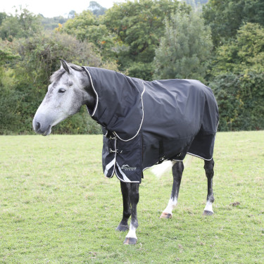 Copricollo per coperta da esterno Plus 200 Shires Highlander Nero