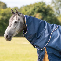 Copricollo per coperta da esterno Plus Lite Shires Highlander Marina Blu marino