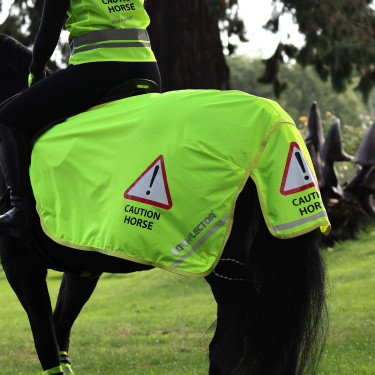 Coprireni in rete Shires Equi-Flector® Giallo brillante