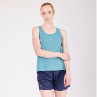 Canotta in cotone React Shires Aubrion Bruma Blu