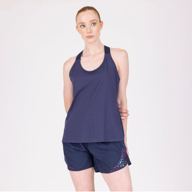 Canottiera tecnica React Shires Aubrion Mezzanotte Blu