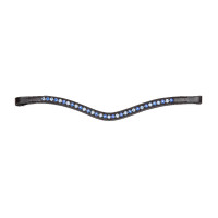 Fronte con strass blu Shires Velociti Gara Nero