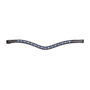 Fronte con strass blu Shires Velociti Gara Nero