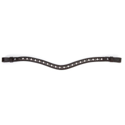 Fronziera nera con strass Shires Velociti Gara Marrone