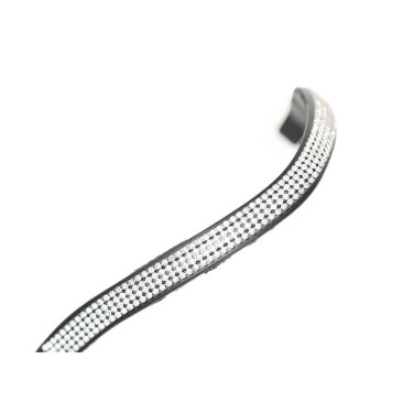 Fronte piccolo con strass Shires Velociti Gara Nero