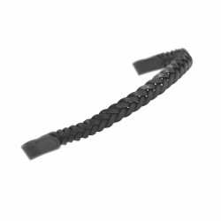 Fronte intrecciata Shires Velociti Gara Nero