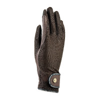 Guanti da equitazione Aero FlexFit bambino Shires Aubrion Nero