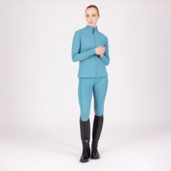 Leggings da equitazione React Non-Stop Shires Aubrion Bruma Blu