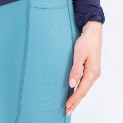 Leggings da equitazione React Non-Stop Shires Aubrion Bruma Blu